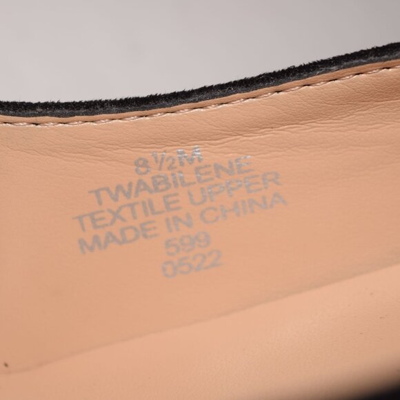 TOMMY HILFIGER Abilene Black Faux Suede Pointed Toe Heels Pumps Size 8.5 - Picture 8 of 11